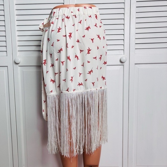 SABINA MUSAYEV Sake Skirt in Ivory Print Size Small - Picture 10 of 10
